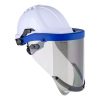 This class 2 arc visor is designed to protect eyes and face against the mechanical and thermal hazards of an arc flash during live working or when staying in the vicinity of live parts. The visor carrier is included and compatible with Portwest helmets PS53 and PS54.