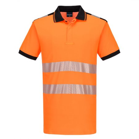 PW3 Hi-Vis Cotton Comfort kortermet polotrøye S/S