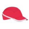 Sport look bump cap with large mesh panel on the top, allowing maximum airflow. Reflective stripes for enhanced visibility and style (on navy option only). Hook and loop adjustable size.