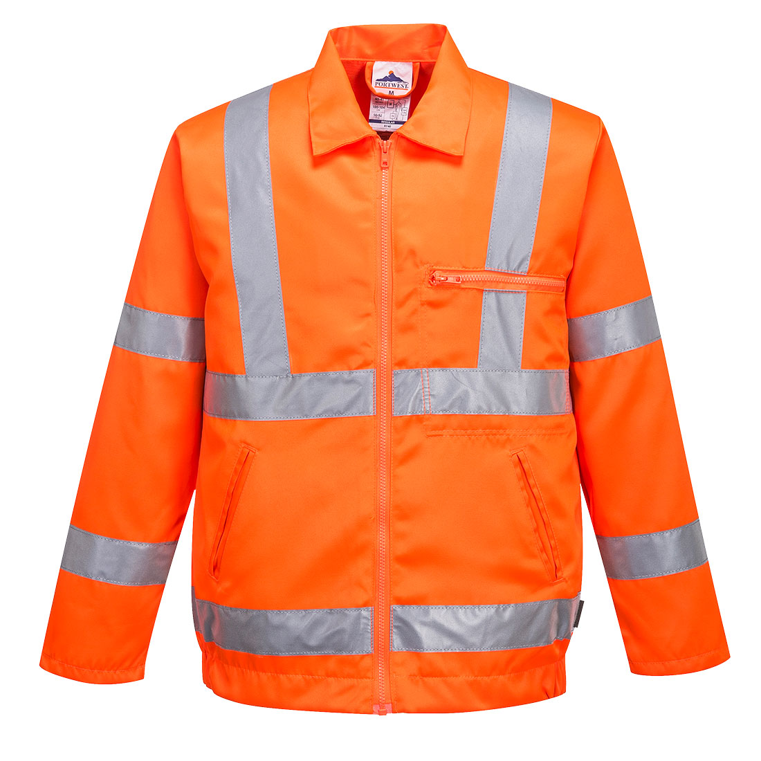 Hi-Vis poly/bomull jakke RIS - Bilde 2