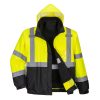 Hi-Vis Premium 3-in-1 Kontrast Pilotjakke
