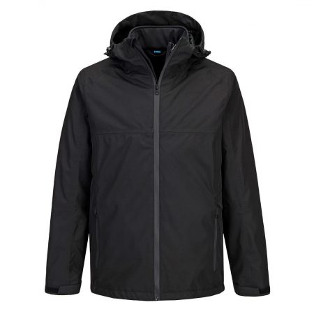 This versatile 3-in-1 men’s jacket offers ultimate protection against the elements. Featuring a waterproof outer layer, it keeps you dry in any weather, while the breathable fabric ensures you stay comfortable throughout the day. The jacket includes a detachable soft-shell inner for added warmth and flexibility, making it suitable for varying conditions. With articulated sleeves for ease of movement and an adjustable technical hood, it’s perfect for customization with your corporate logo.