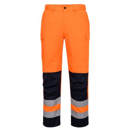 Hi-Vis Lettvektsbukser med paneler i mesh