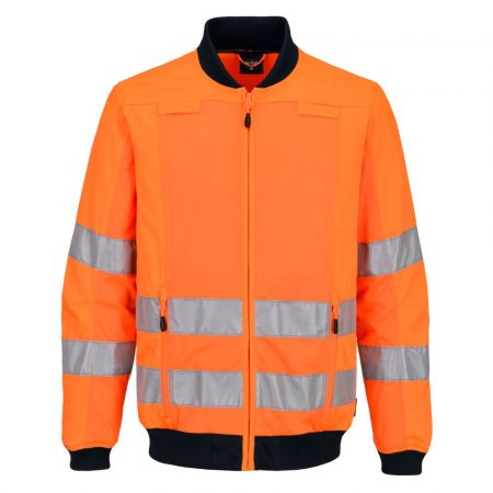 Hi-Vis arbeidsjakke med meshpanel